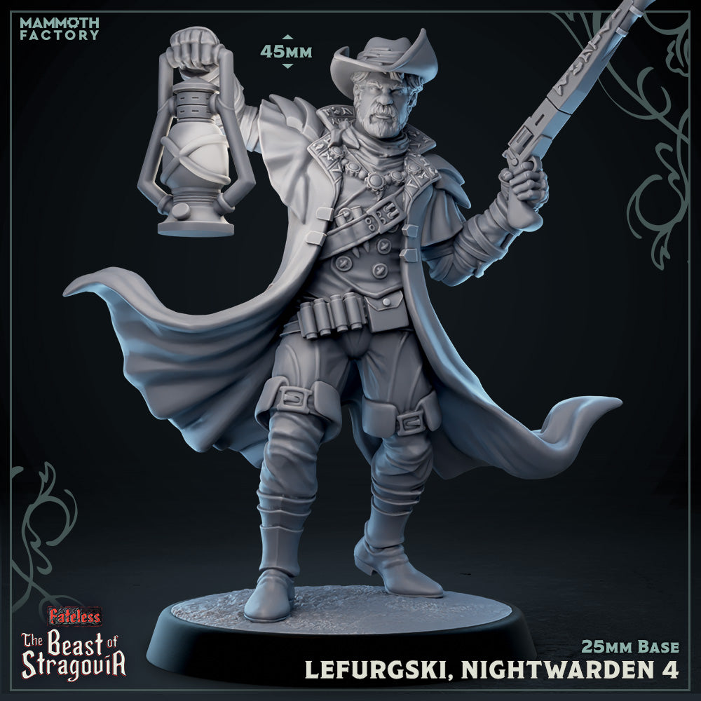 Stragovian Night Wardens | Mammoth Factory | Beast of Stragovia | RESIN | Fantasy | DnD | RPG | Tabletop | Miniature | Character Model