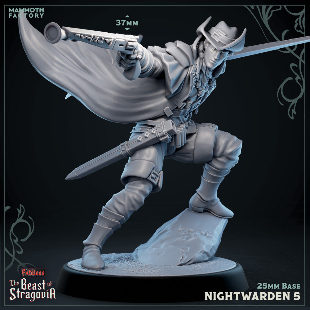 Stragovian Night Wardens | Mammoth Factory | Beast of Stragovia | RESIN | Fantasy | DnD | RPG | Tabletop | Miniature | Character Model