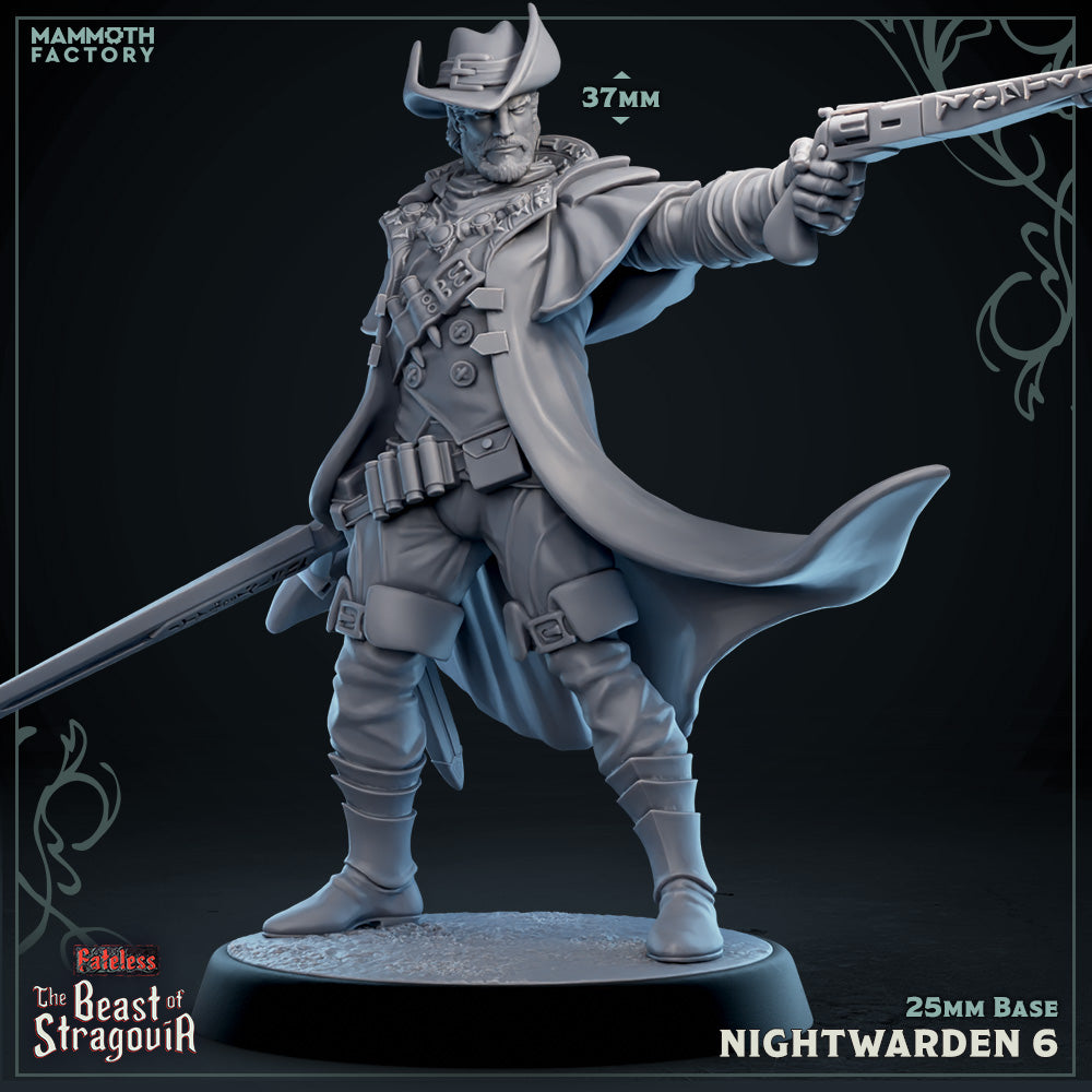 Stragovian Night Wardens | Mammoth Factory | Beast of Stragovia | RESIN | Fantasy | DnD | RPG | Tabletop | Miniature | Character Model