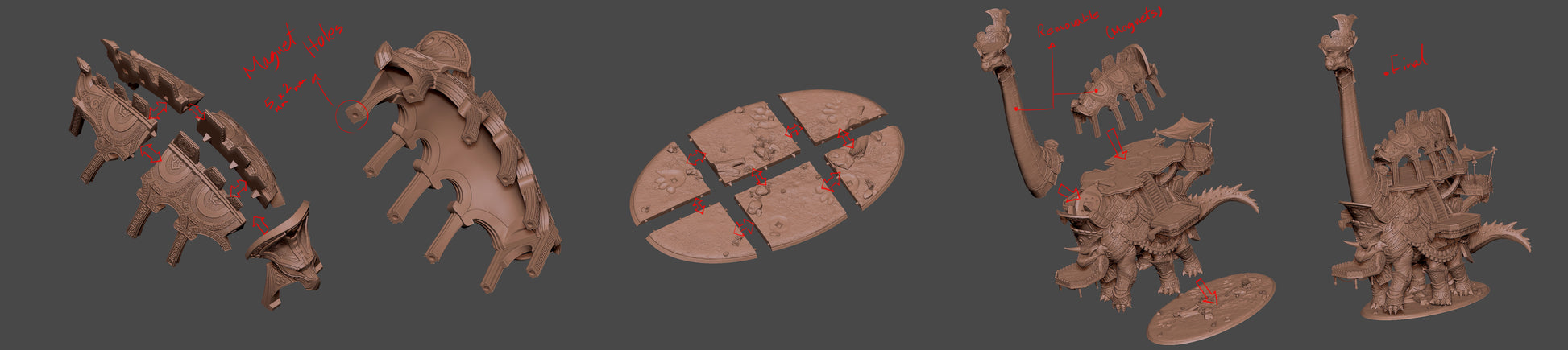 Primevilsaurus  | Dragon Trappers Lodge | Acolytes of The Primordials Pt 3 Army | RESIN | Fantasy | DnD | Tabletop | BBEG | Caravan