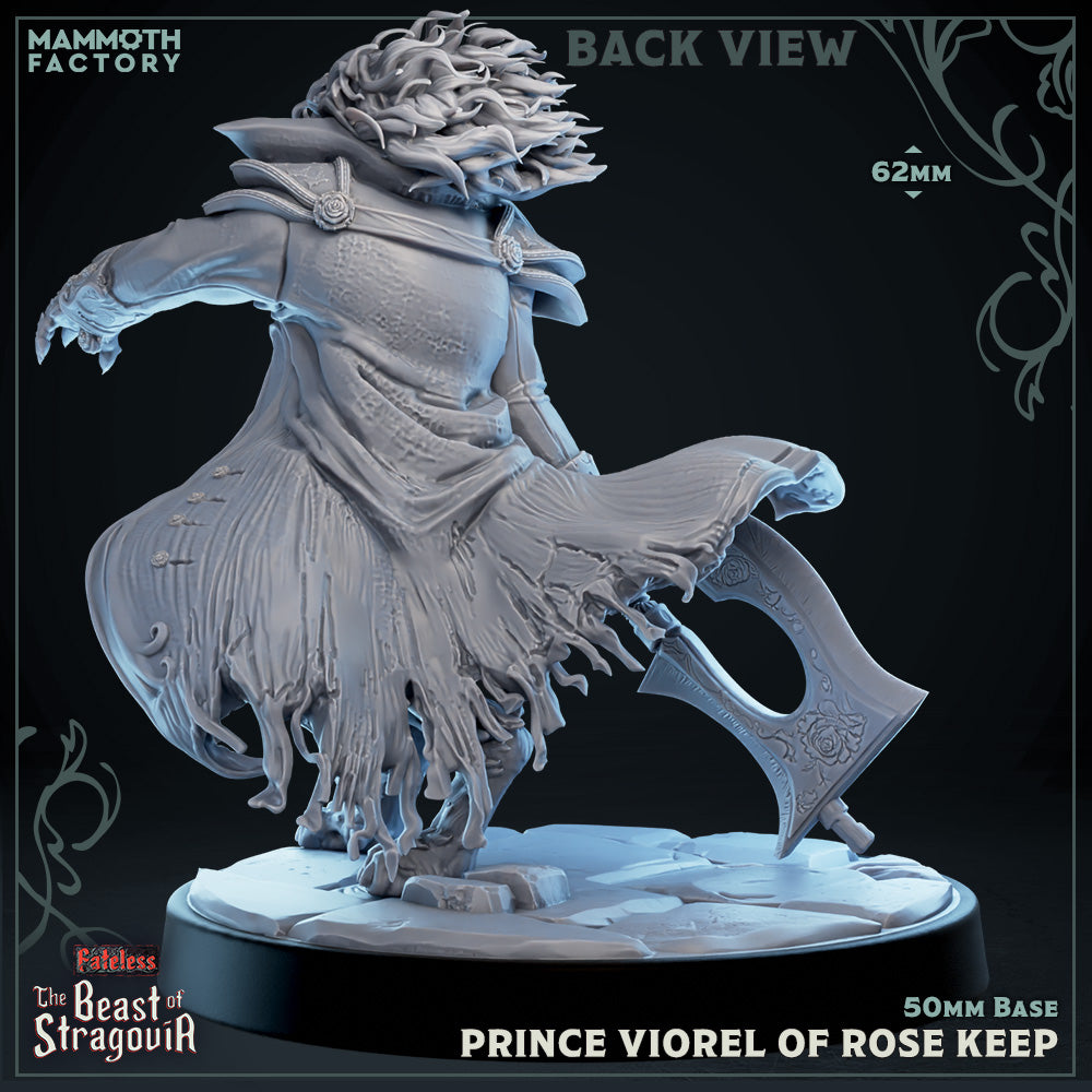 Prince Viorel of Rose Keep | Mammoth Factory | Beast of Stragovia | RESIN | Fantasy | DnD | RPG | Tabletop | Miniature | Beast Model