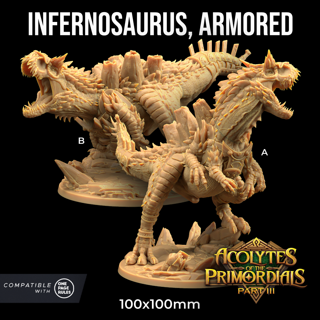 Old Ones | Dragon Trappers Lodge | Acolytes of The Primordials Pt 3 Army | RESIN | Fantasy | DnD | Tabletop | Dinosaur Model