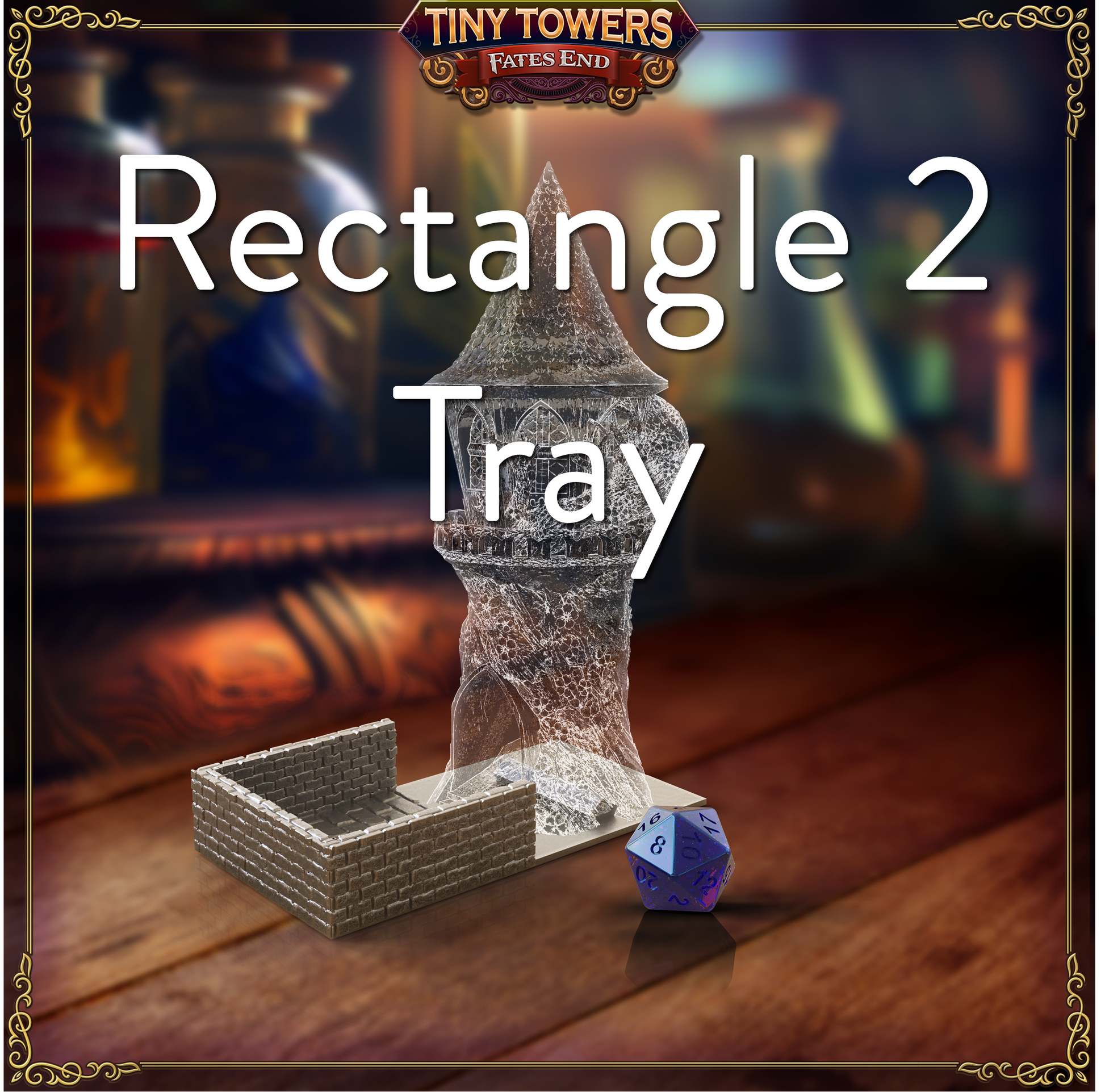 Wyvern Mini Dice Tower | Fates End | Fantasy | DnD | RPG | Roleplay Gaming Miniatures | Terrain