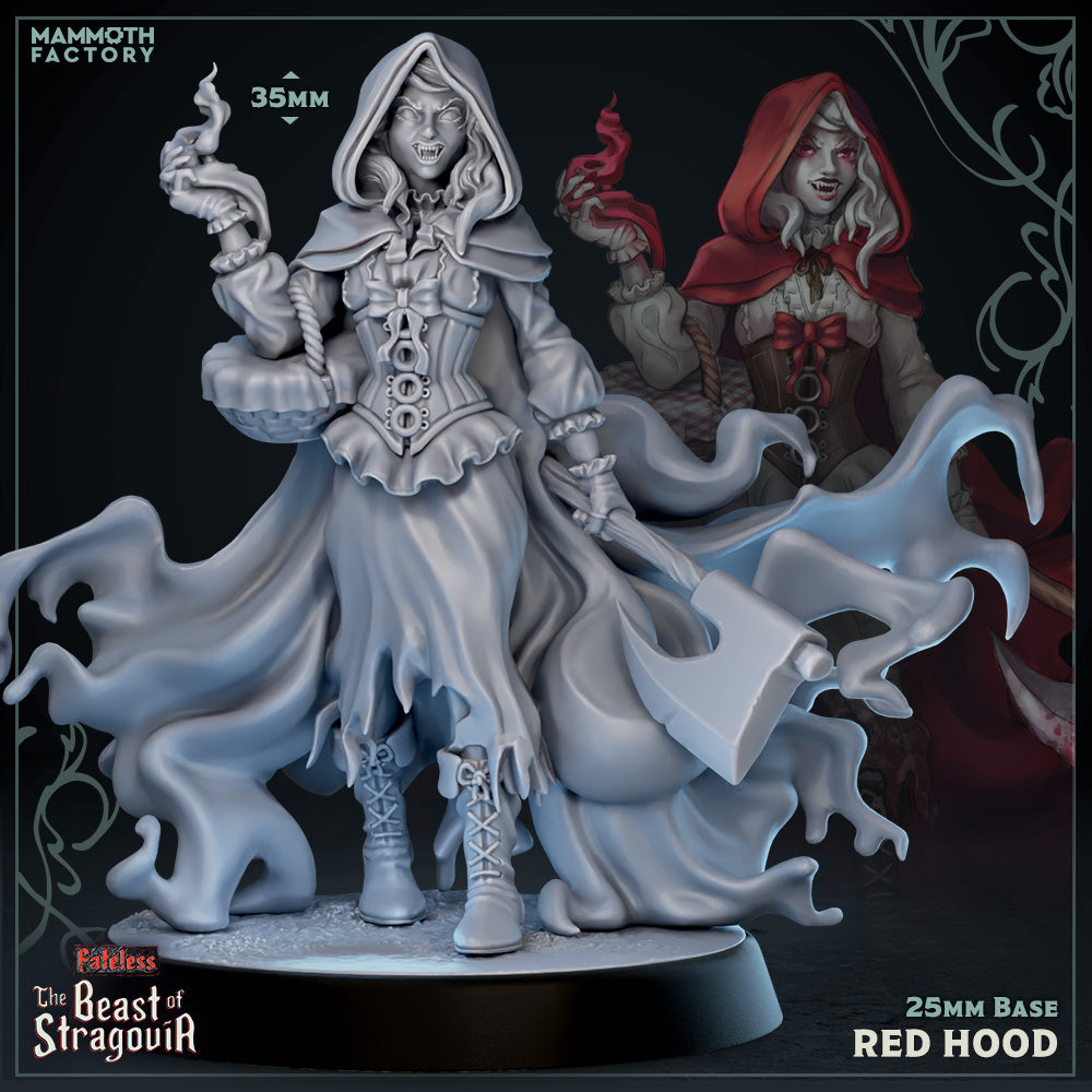 Red Hood | Mammoth Factory | Beast of Stragovia | RESIN | Fantasy | DnD | RPG | Tabletop | Miniature | Character Model