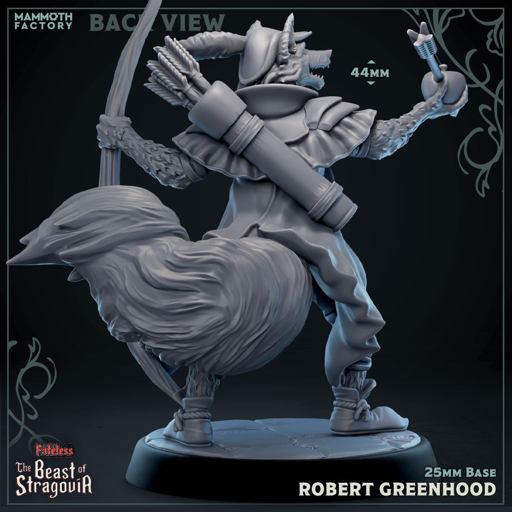 Robert Greenhood | Mammoth Factory | Beast of Stragovia | RESIN | Fantasy | DnD | RPG | Tabletop | Miniature | Character Model