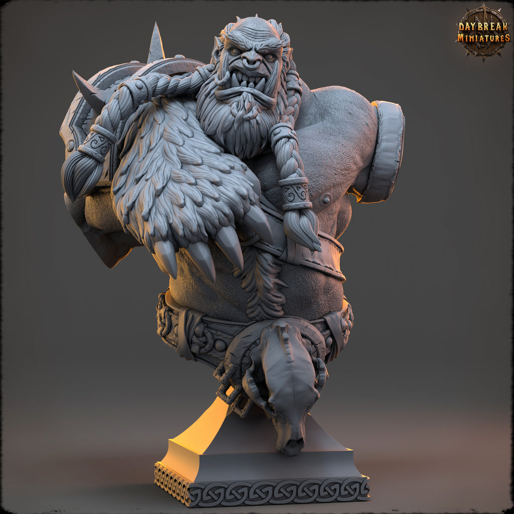 Skalgrim the Unyielding | Daybreak Miniatures | Thorns of the Rift | RESIN | Fantasy | Horror | Wargaming | RPG | Gaming | Bust