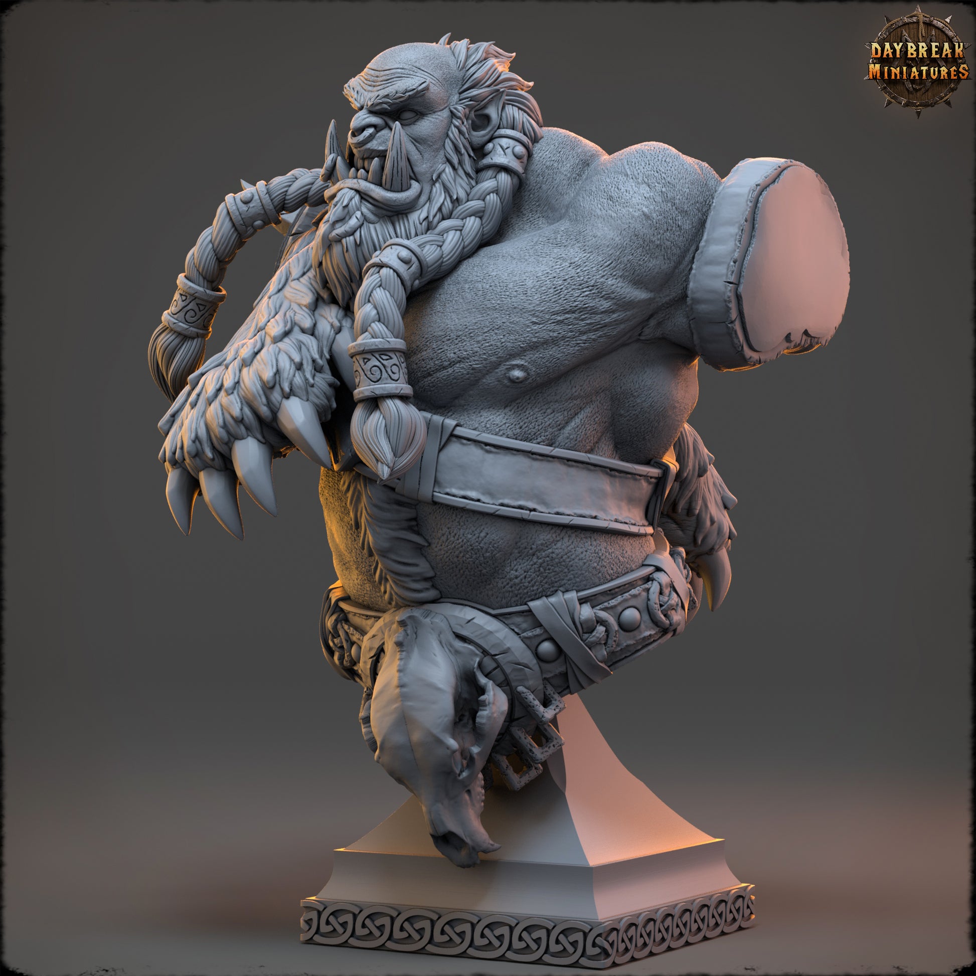 Skalgrim the Unyielding | Daybreak Miniatures | Thorns of the Rift | RESIN | Fantasy | Horror | Wargaming | RPG | Gaming | Bust