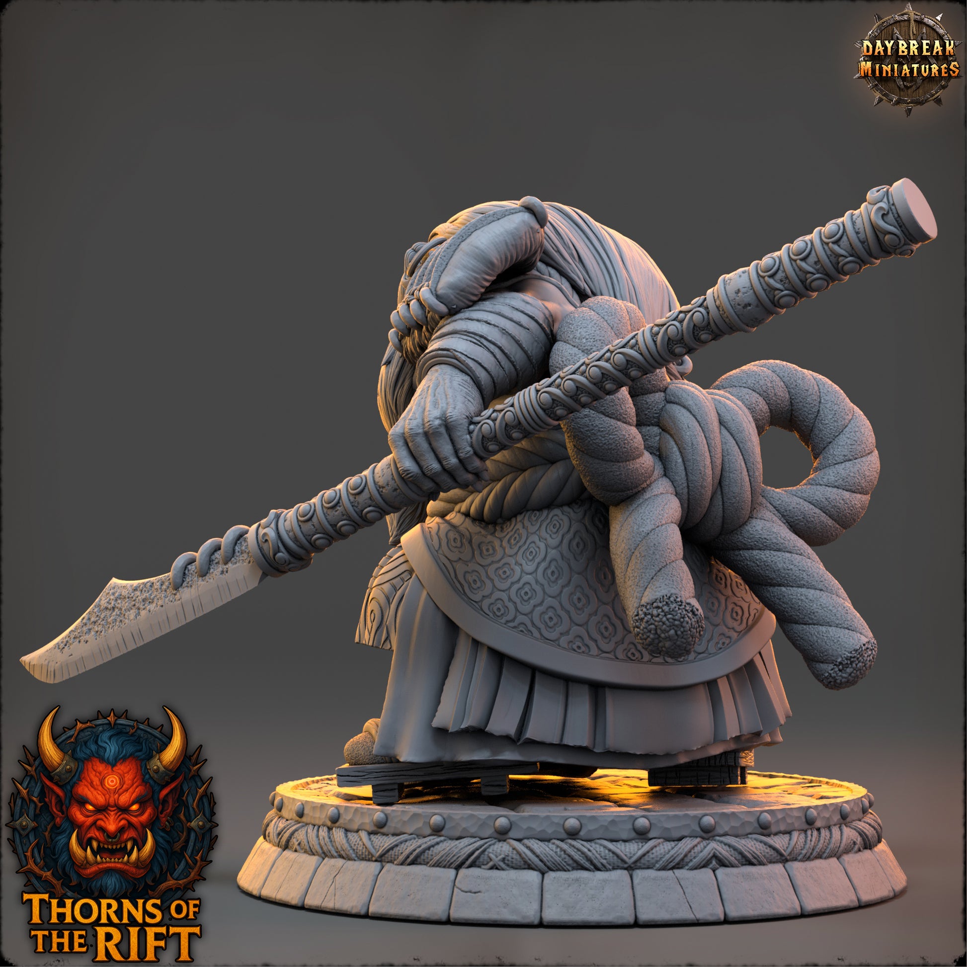Tetsuyama | Daybreak Miniatures | Thorns of the Rift | RESIN | Fantasy | Horror | Wargaming | RPG | Gaming | Character Model