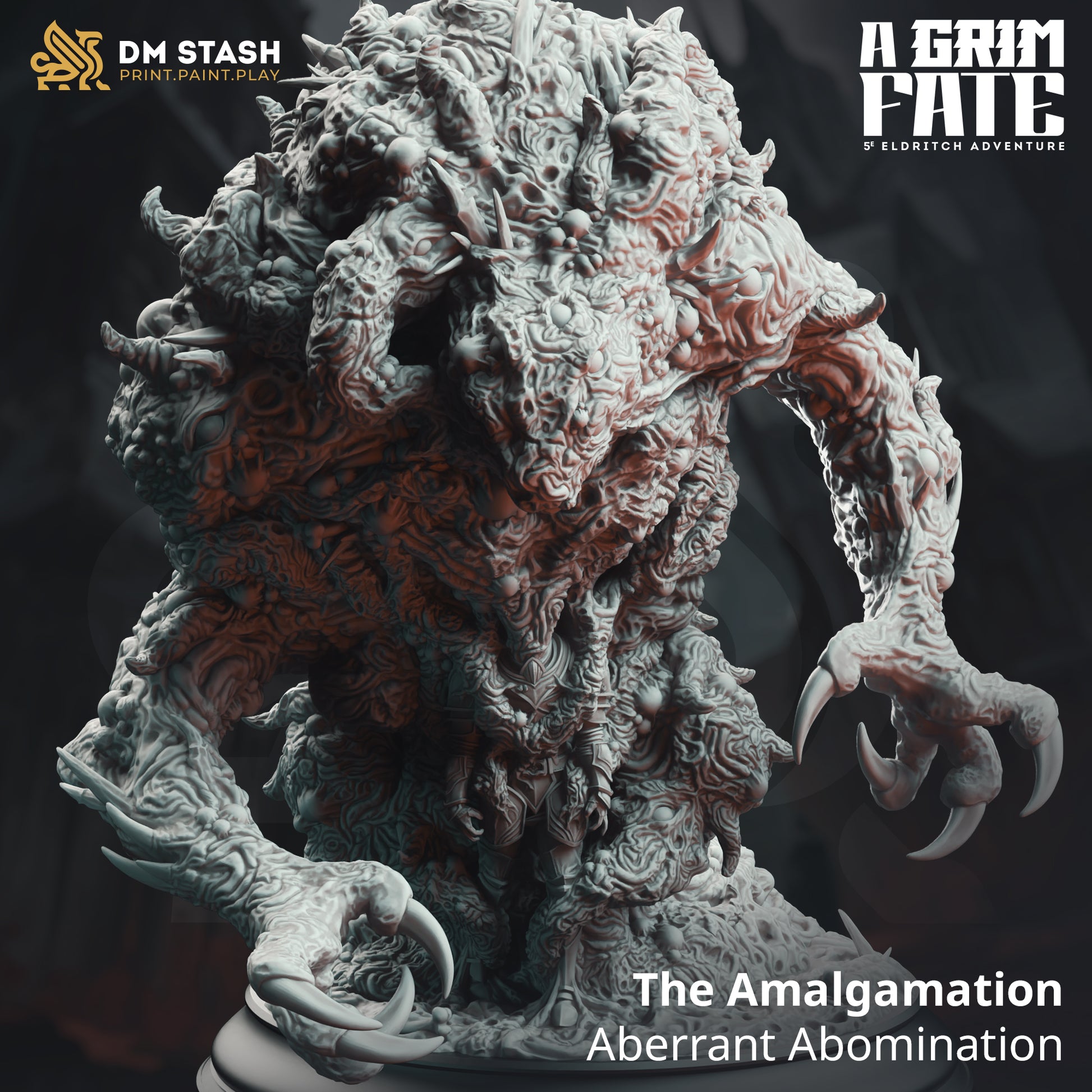 The Amalgamation | DM Stash | A Grim Fate | Fantasy | DnD | RPG | Tabletop | Gaming | Miniatures | Aberrant Abomination