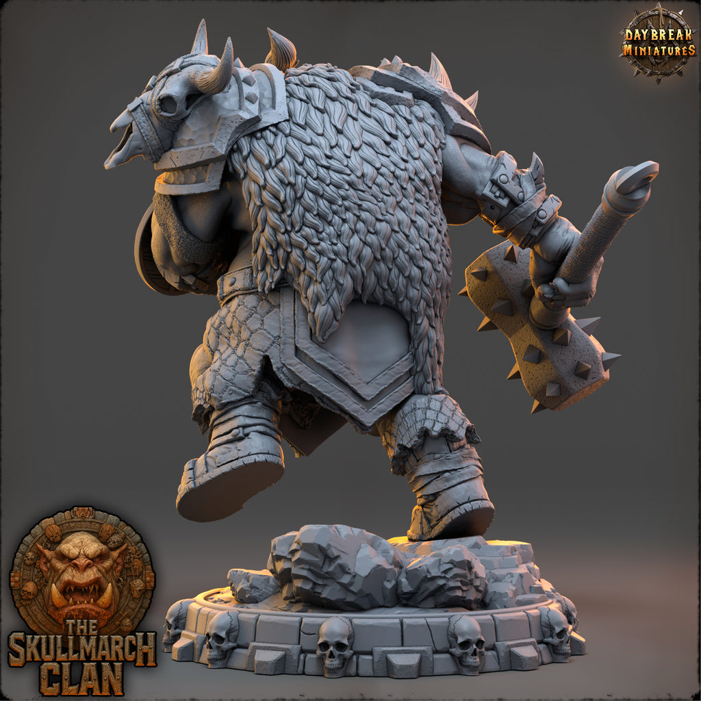 Ugmar Neverkneel | Daybreak Miniatures | The Skullmarch Clan | RESIN| Fantasy | Horror| Wargaming | RPG | DnD | Gaming Miniature | Ogre