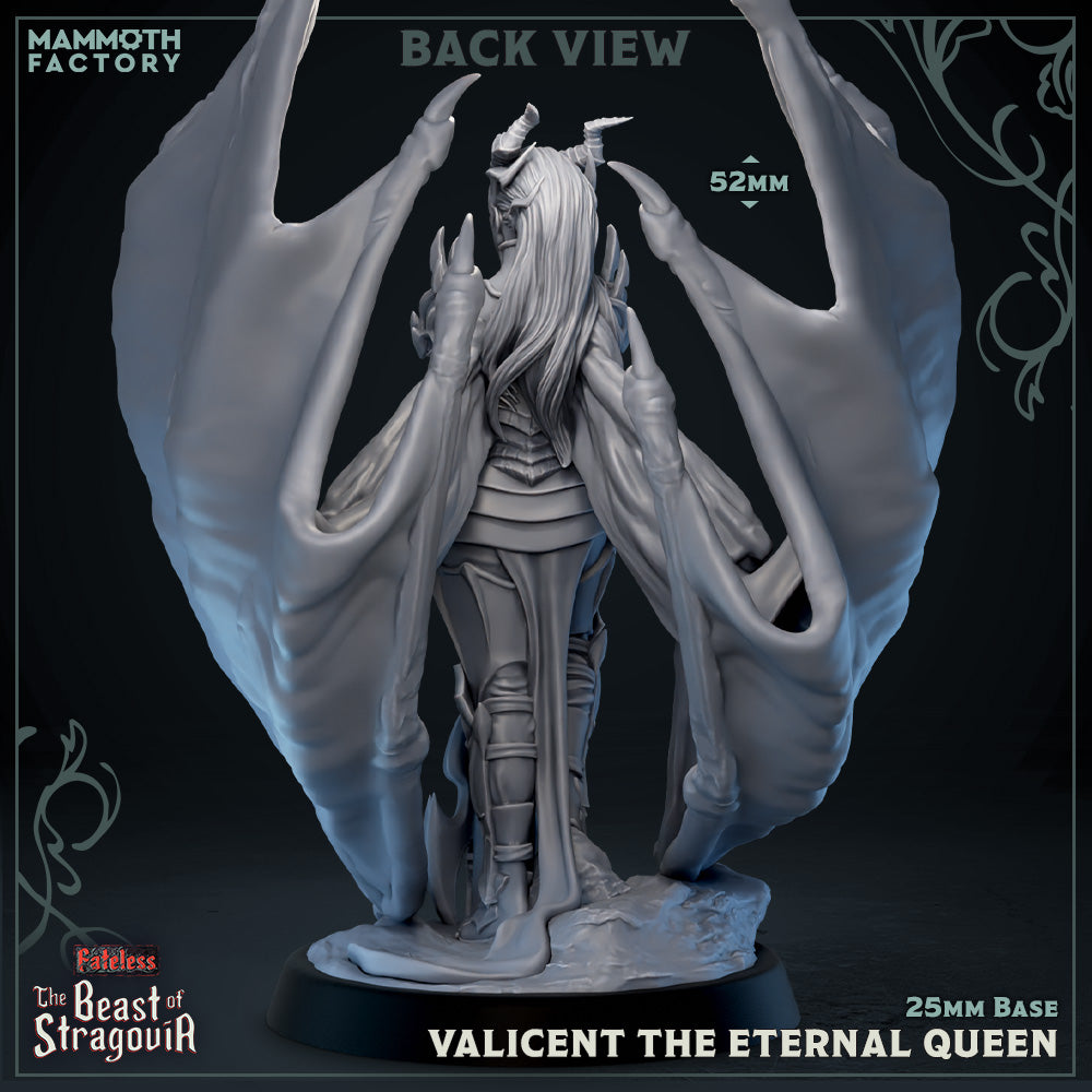 Valicent The Eternal Queen | Mammoth Factory | Beast of Stragovia | RESIN | Fantasy | DnD | RPG | Tabletop | Miniature | Character Model