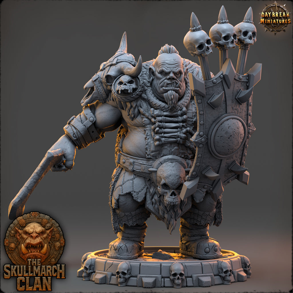The Skullmarch Clan Set | Daybreak Miniatures | The Skullmarch Clan | RESIN | Fantasy | Horror | Wargaming | RPG | DnD | Gaming Miniature | Ogre