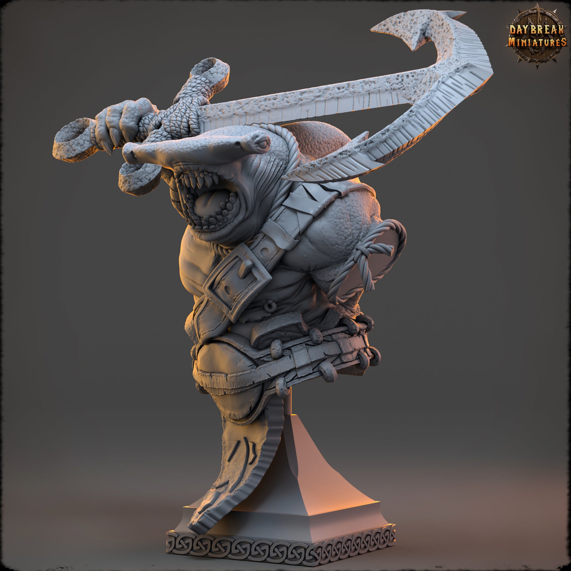 Yethra Coilblood | Daybreak Miniatures | Thorns of the Rift | RESIN | Fantasy | Horror | Wargaming | RPG | Gaming | Bust