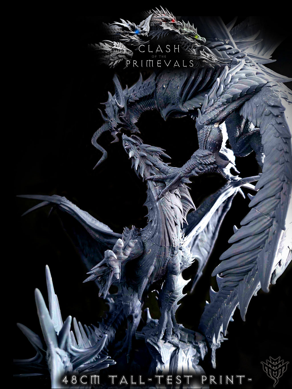 Elder Black Dragon vs Elder Green Dragon Fight Diorama | Mini Monster Mayhem | Elder Dragons | RESIN | Fantasy | Horror | Wargaming | RPG | Gaming | Elder Dragon
