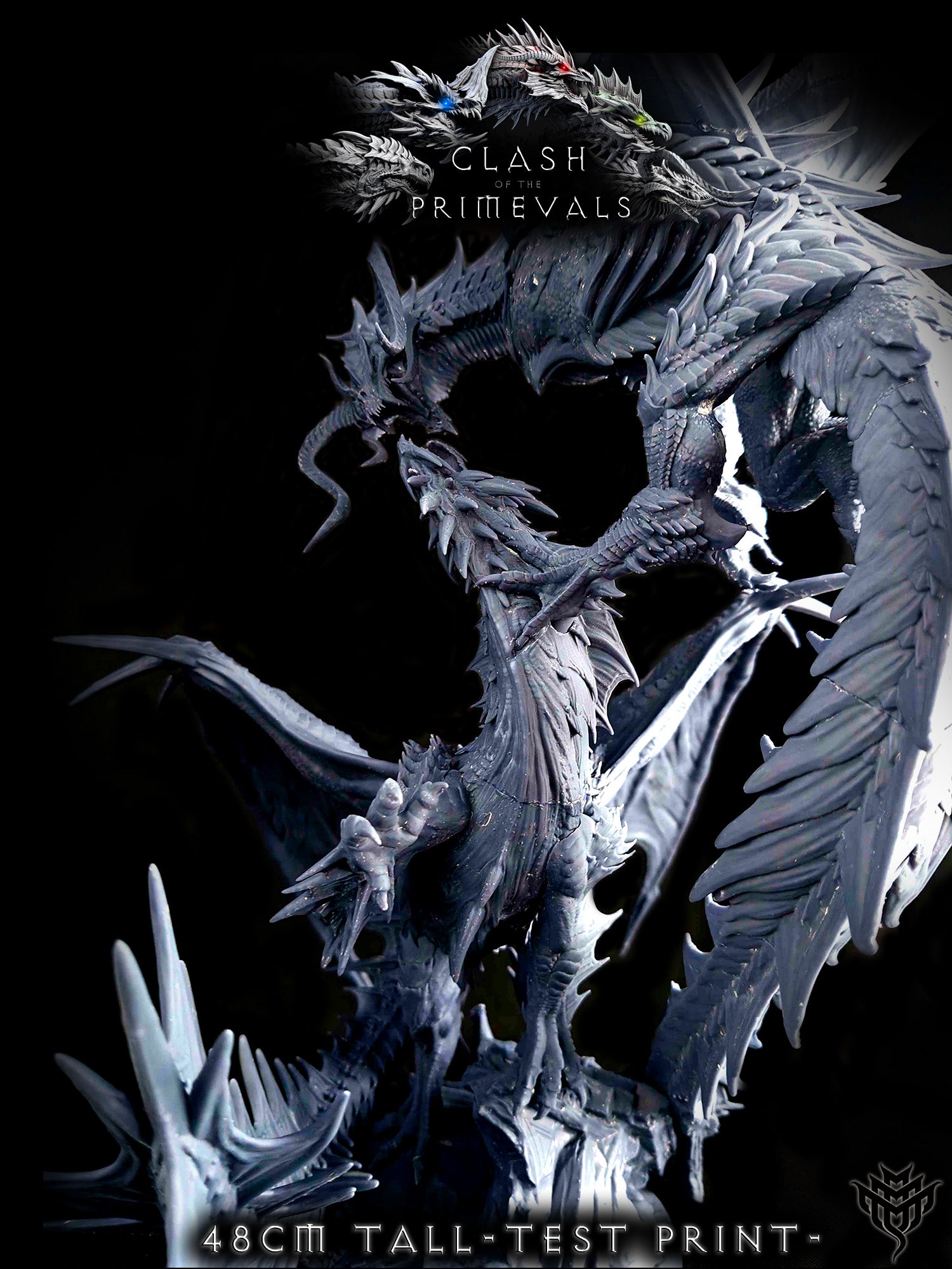 Elder Black Dragon vs Elder Green Dragon Fight Diorama | Mini Monster Mayhem | Elder Dragons | RESIN | Fantasy | Horror | Wargaming | RPG | Gaming | Elder Dragon