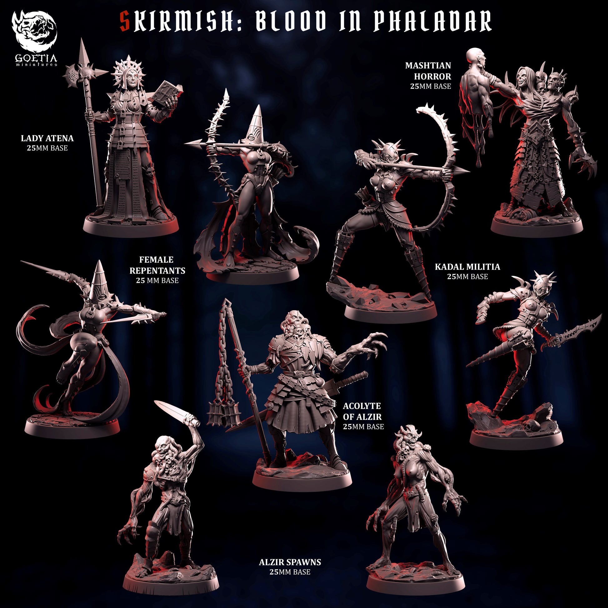Mashtian Horror | Goetia Miniatures | Blood in Phaladar | RESIN | Fantasy | Horror | Wargaming | RPG | Gaming