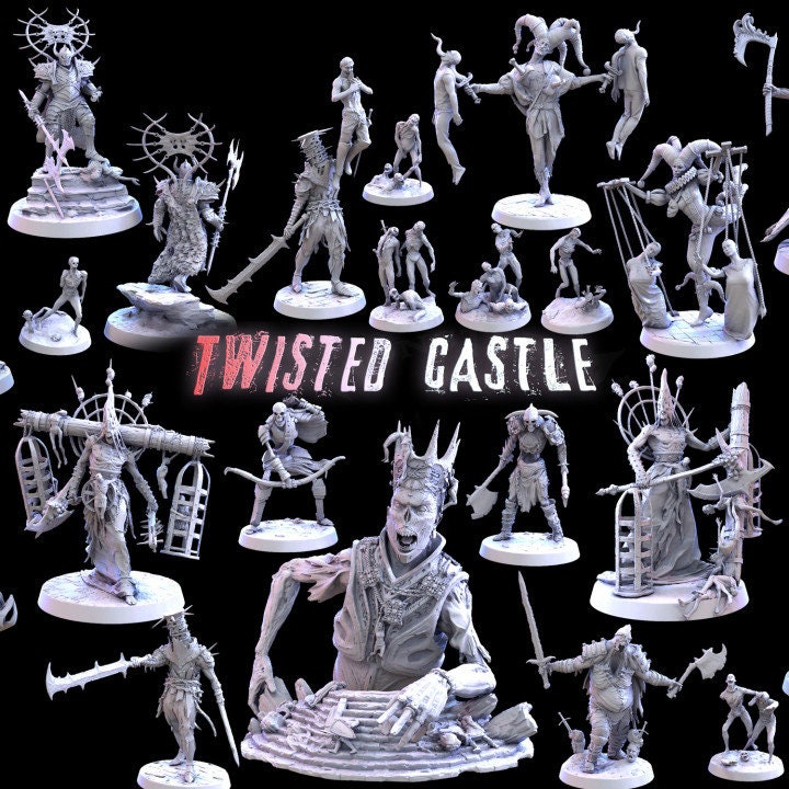Executioners | Mini Monster Mayhem | Twisted Castle | Fantasy | DnD | RPG | Tabletop | Gaming | Miniatures