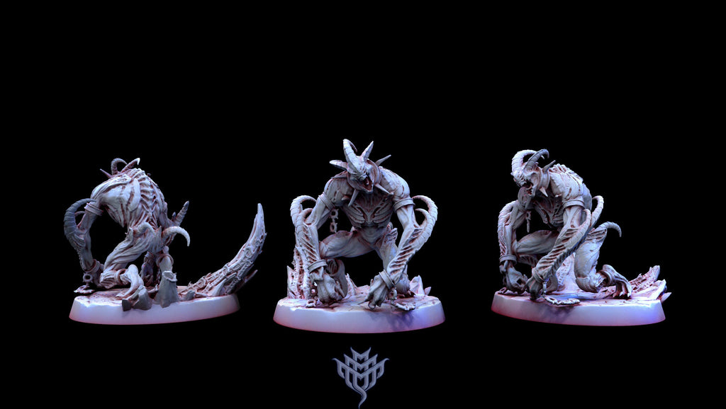 Scavangers | Mini Monster Mayhem | Harbingers of Cataclysm | RESIN | Fantasy | DnD | RPG | Tabletop | Gaming | Miniatures