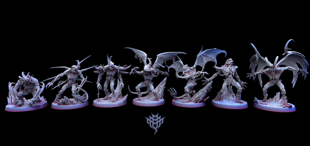 Scavangers | Mini Monster Mayhem | Harbingers of Cataclysm | RESIN | Fantasy | DnD | RPG | Tabletop | Gaming | Miniatures
