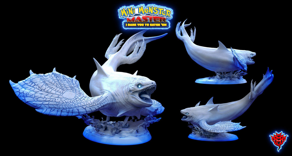 Primordial Orca  | Mini Monster Mayhem | Mini Monster Master | Fantasy | DnD | RPG | Tabletop Gaming Mini NPC | Monster | Gamer Gift