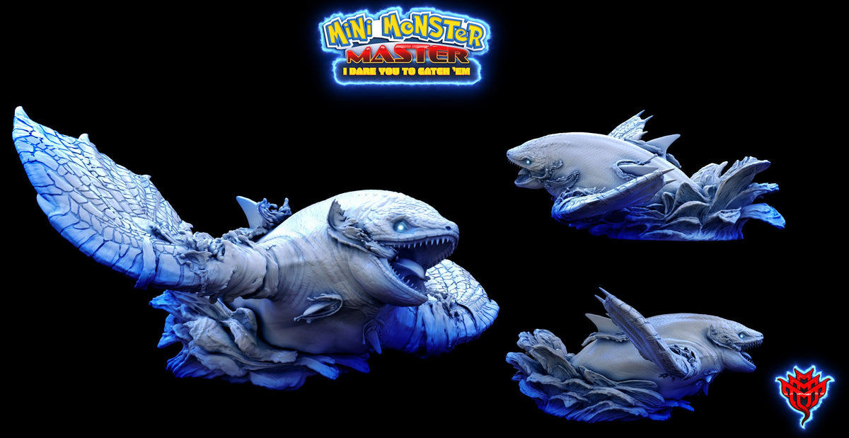 Primordial Orca  | Mini Monster Mayhem | Mini Monster Master | Fantasy | DnD | RPG | Tabletop Gaming Mini NPC | Monster | Gamer Gift