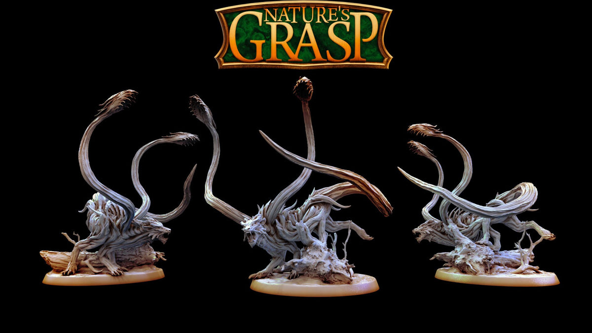 Root Displacer | Mini Monster Mayhem | Nature's Grasp | 3D Resin Print | Great for DnD or Pathfinder | Tabletop RPG Miniature