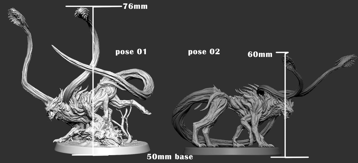 Root Displacer | Mini Monster Mayhem | Nature's Grasp | 3D Resin Print | Great for DnD or Pathfinder | Tabletop RPG Miniature