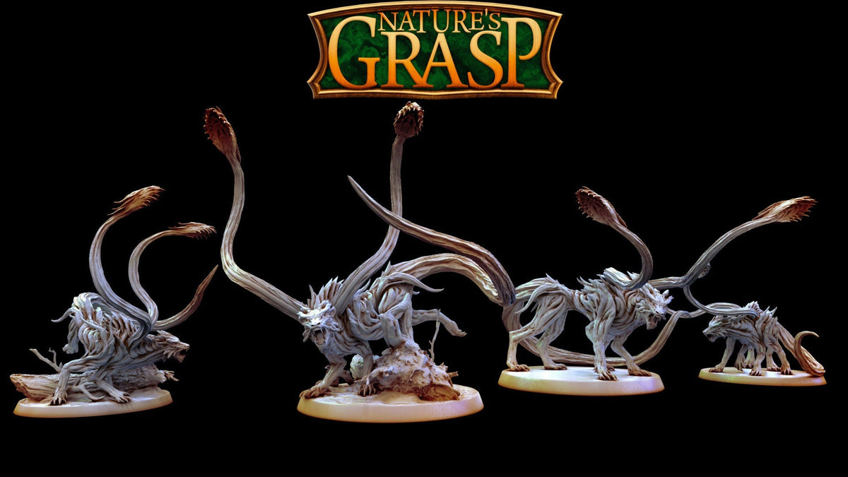 Root Displacer | Mini Monster Mayhem | Nature's Grasp | 3D Resin Print | Great for DnD or Pathfinder | Tabletop RPG Miniature