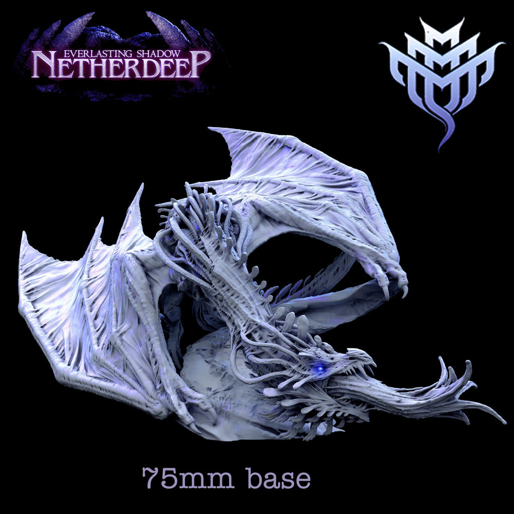 Mind Thief Dragon | Mini Monster Mayhem | Everlasting Shadow Netherdeep | 3D Resin Print | Great for DnD or Pathfinder | Tabletop RPG