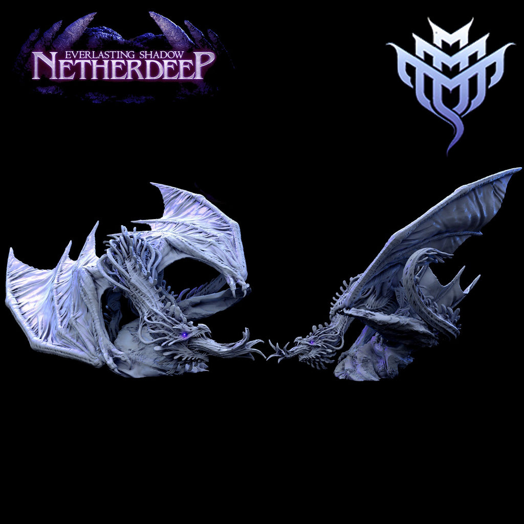 Mind Thief Dragon | Mini Monster Mayhem | Everlasting Shadow Netherdeep | 3D Resin Print | Great for DnD or Pathfinder | Tabletop RPG