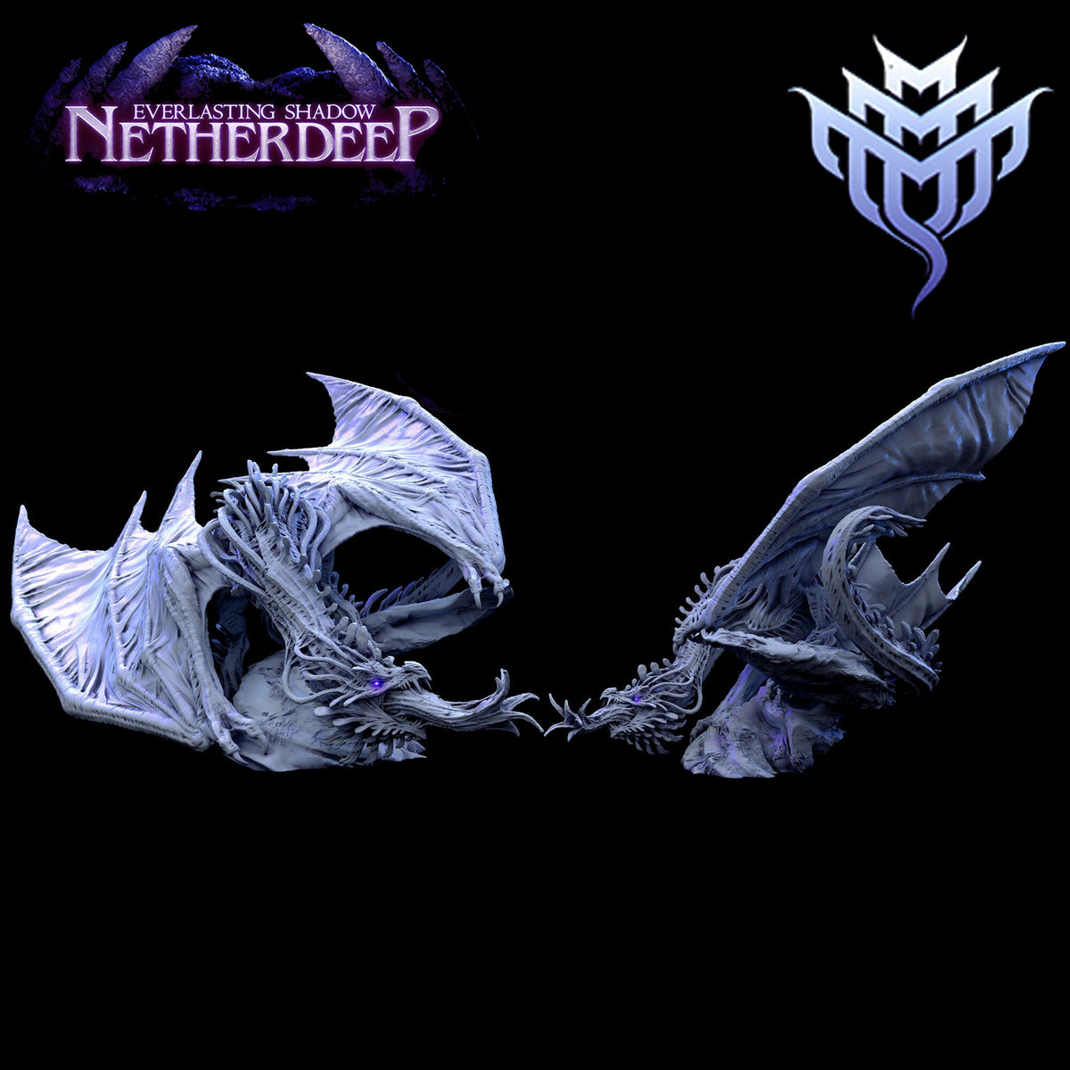 Mind Thief Dragon | Mini Monster Mayhem | Everlasting Shadow Netherdeep | 3D Resin Print | Great for DnD or Pathfinder | Tabletop RPG