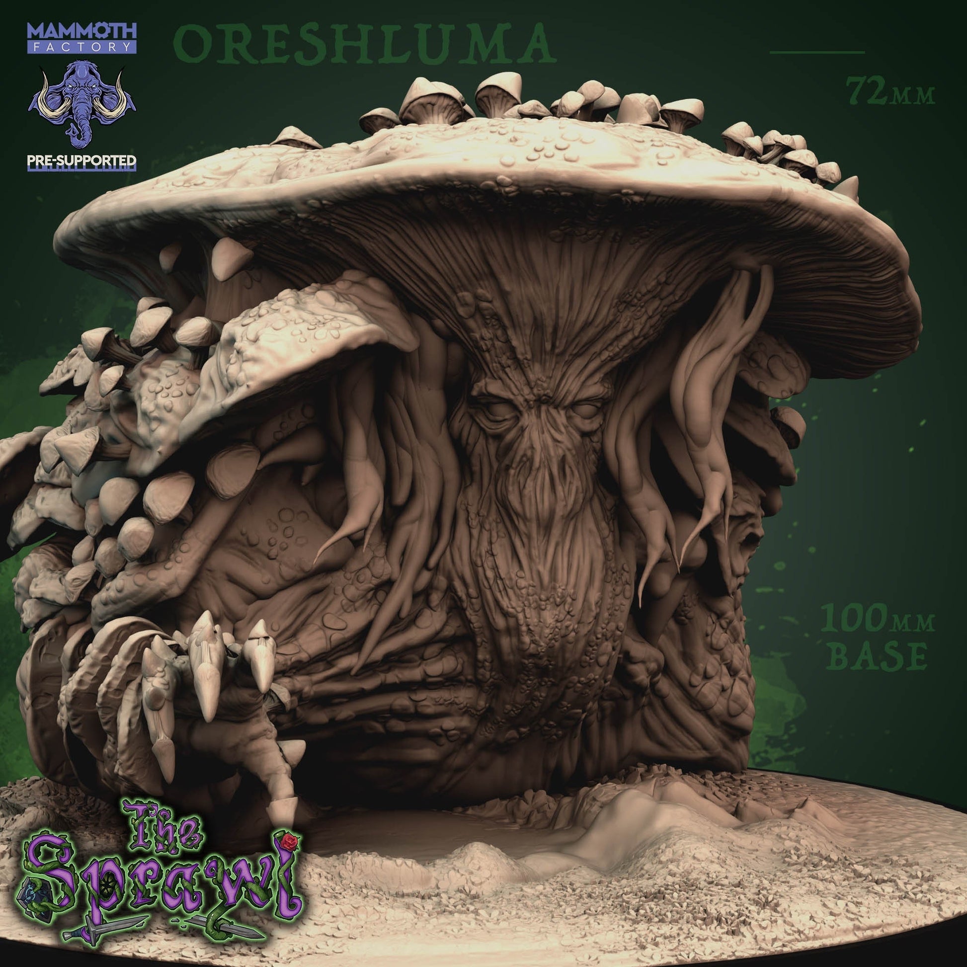 Oreshluma | Mammoth Factory | The Sprawl | RESIN | Fantasy | DnD | RPG | Tabletop | Gaming Miniatures | Boss