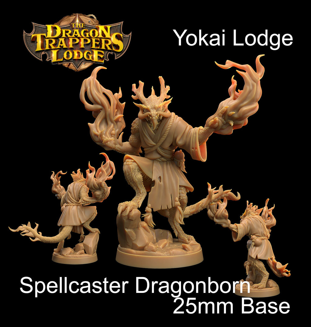 Dragonborns | Dragon Trappers Lodge | Yokai Lodge | RESIN | Fantasy | DnD | RPG | Tabletop | Gaming | Miniatures