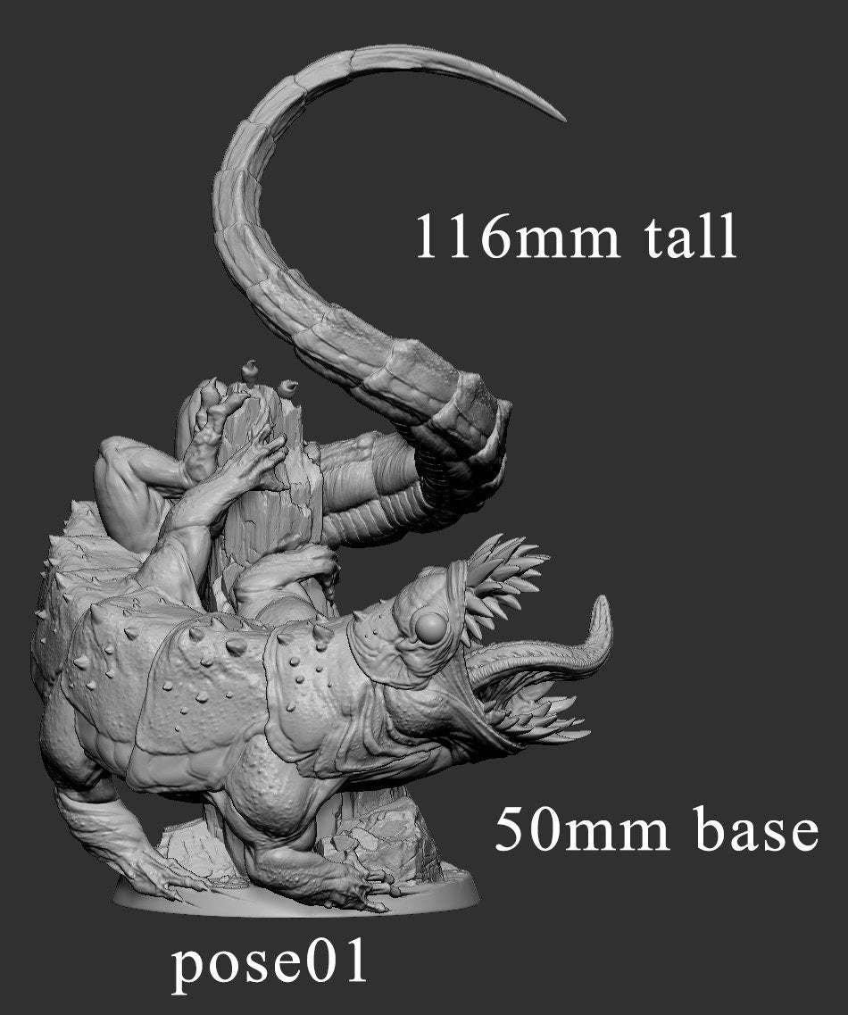Chompilisk | Mini Monster Mayhem | WTF is That? | Fantasy | DnD | RPG | Tabletop | Gaming | Miniatures