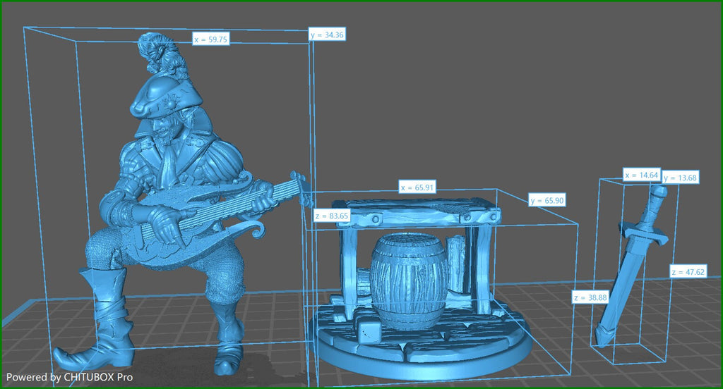Brekken - The Brazen Bard | DM Stash | Hexhunters of Brightstone | Fantasy | DnD | RPG | Tabletop | Gaming | Miniatures | Boss Fight