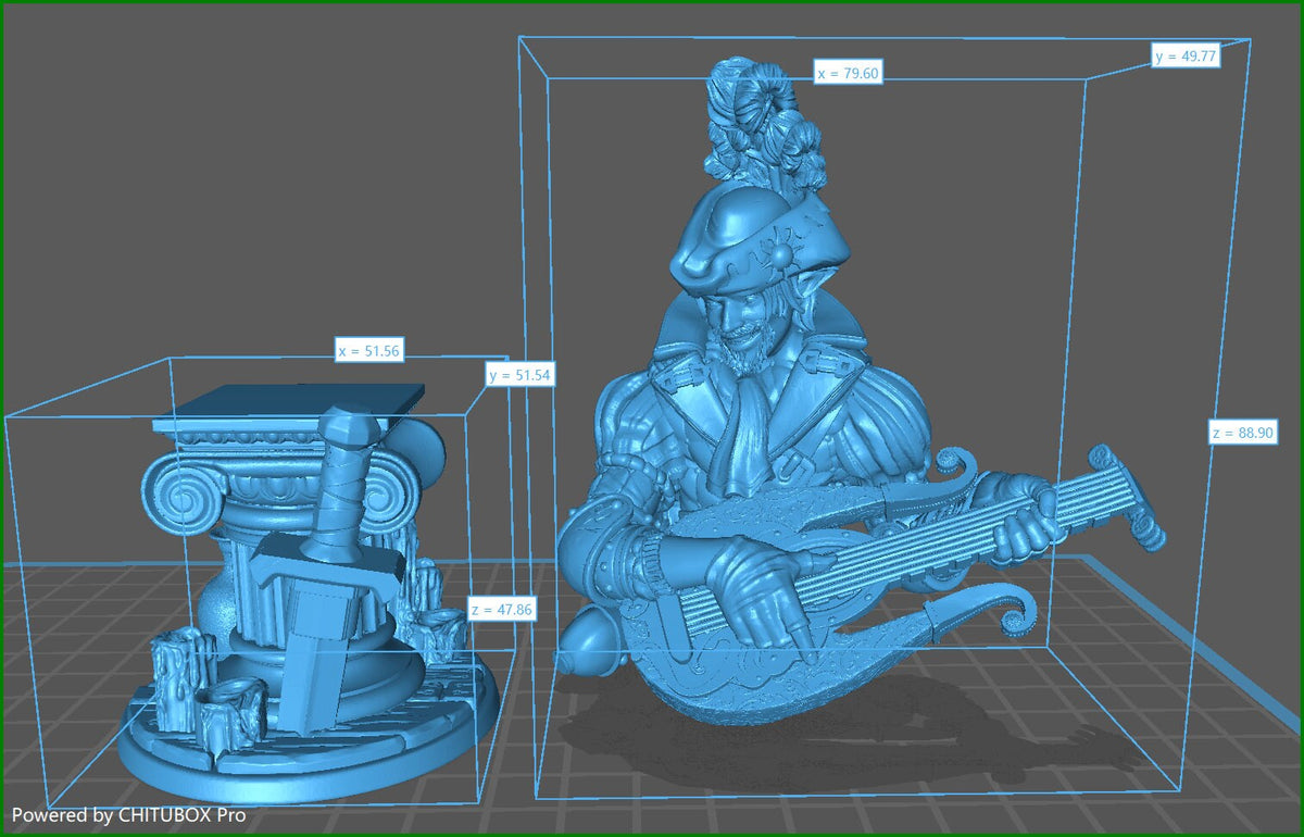 Brekken - The Brazen Bard | DM Stash | Hexhunters of Brightstone | Fantasy | DnD | RPG | Tabletop | Gaming | Miniatures | Boss Fight