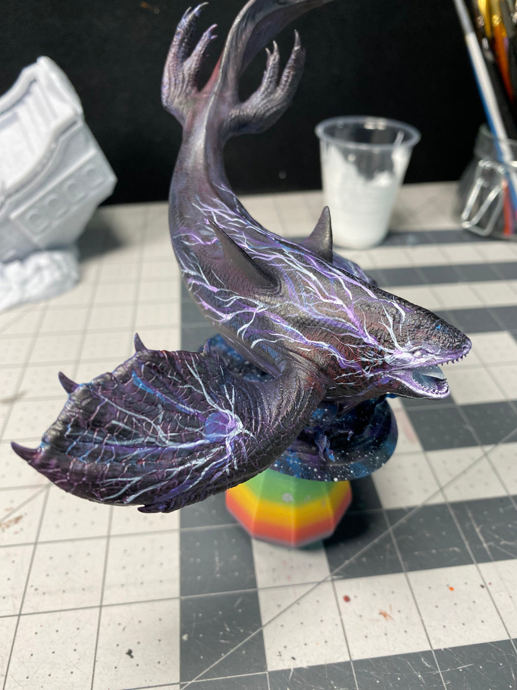 Primordial Orca  | Mini Monster Mayhem | Mini Monster Master | Fantasy | DnD | RPG | Tabletop Gaming Mini NPC | Monster | Gamer Gift