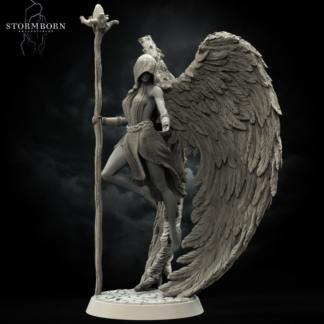 Althea, Angel of Mending | Stormborn Collectibles | Dryad | RESIN | Fantasy | RPG | Gaming Miniatures | Female Angel | Angel