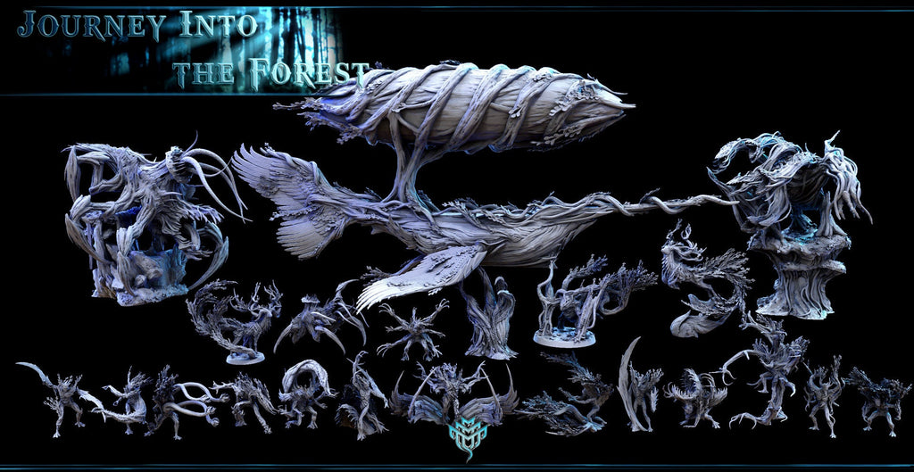 Mutated Cursed Splinter | Mini Monster Mayhem | Journey into the Forest Vol 3| RESIN | Fantasy | DnD | RPG | Tabletop | Miniature | Fey