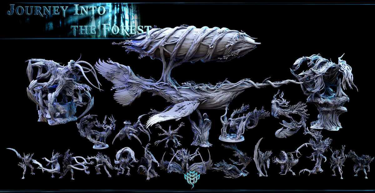 Mutated Cursed Splinter | Mini Monster Mayhem | Journey into the Forest Vol 3| RESIN | Fantasy | DnD | RPG | Tabletop | Miniature | Fey