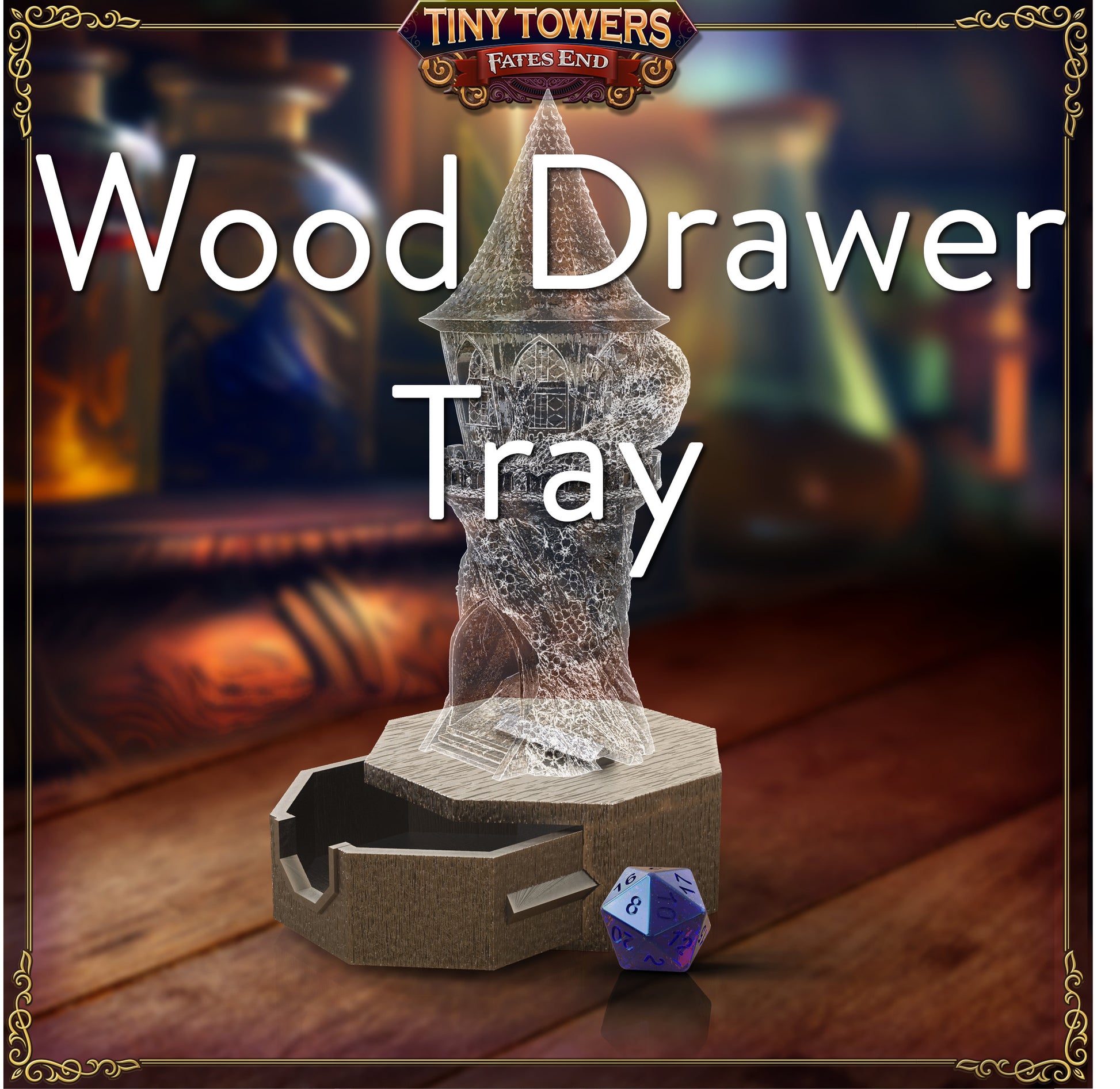 World Tree Branches Mini Dice Tower | Fates End | 3D Printed PLA | Fantasy | DnD | RPG | Tabletop | Roleplay Gaming Miniatures | Terrain