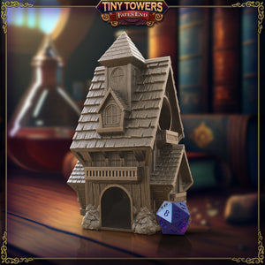 Tavern Mini Dice Tower | Fates End | 3D Printed PLA | Fantasy | DnD | RPG | Tabletop | Roleplay Gaming Miniatures | Terrain