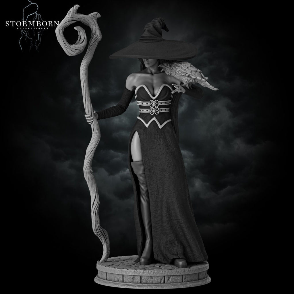 Azora the Witch | Stormborn Collectibles | RESIN | Fantasy | Witch | RPG | Gaming Miniatures | Shaman | Witch | Character Model