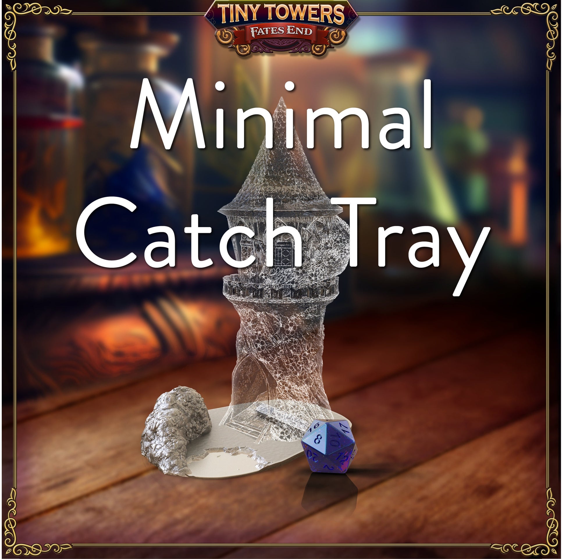 World Tree Branches Mini Dice Tower | Fates End | 3D Printed PLA | Fantasy | DnD | RPG | Tabletop | Roleplay Gaming Miniatures | Terrain