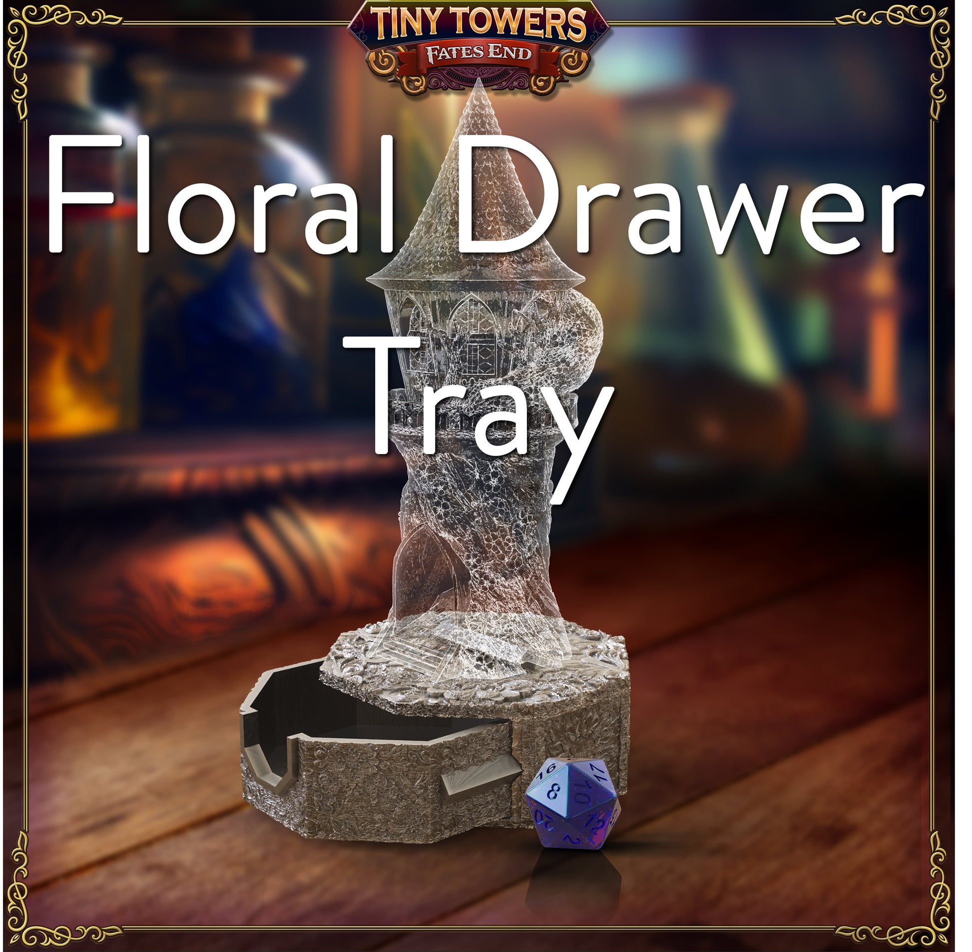 Shogun Mini Dice Tower | Fates End | 3D Printed PLA | Fantasy | DnD | RPG | Tabletop | Roleplay Gaming Miniatures | Terrain