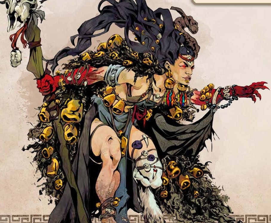 Savage Witch | Mammoth Factory | Mark of the Beast | RESIN | Fantasy | DnD | RPG | Tabletop | Gaming Miniatures | Monster