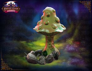 Mysterious Mushroom Dice Tower | Fates End |  Fantasy | DnD | RPG | Tabletop | Roleplay Gaming Miniatures | Dice Roller