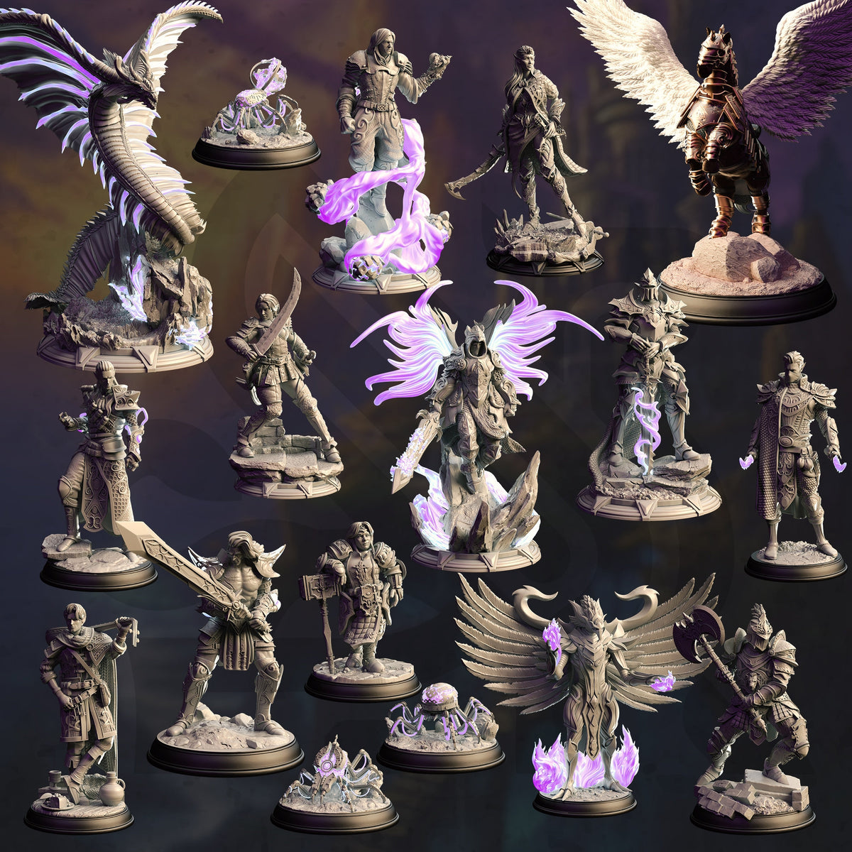 Myreni - Elite Pegasus | DM Stash | Arcane Skies | Fantasy | DnD | RPG | Tabletop | Miniatures | Large Creature | Pegasus