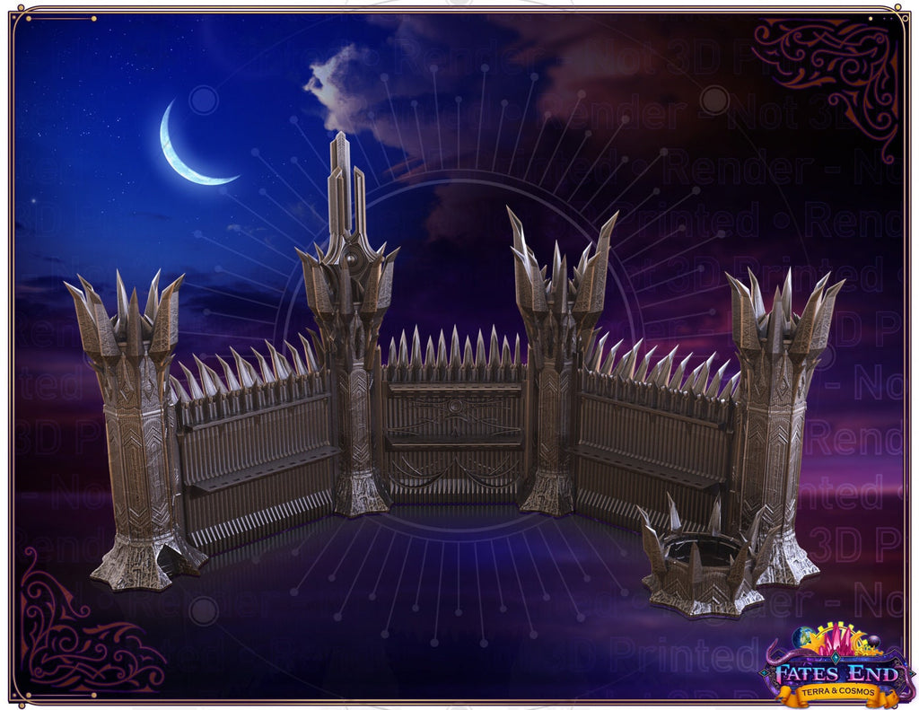 Necrotic Lord Game Master Screen Dice Tower Combo | Fates End | Fantasy | DnD | RPG | Tabletop | Roleplay Gaming Miniatures | Dungeon Master