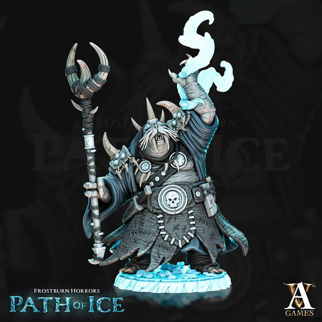 Odoben Doomseekers | Archvillain Games | Frostburn Horrors | Resin | Fantasy | DnD | RPG | Tabletop | Miniature | Creature | Path of Ice